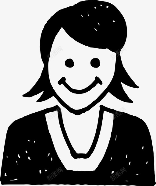 女经理卡通女性图标svg_新图网 https://ixintu.com 个人 卡通 女士 女性 女经理 行业