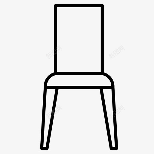 椅子扶手椅家具图标svg_新图网 https://ixintu.com 家具 家居 扶手椅 椅子 椅子收藏