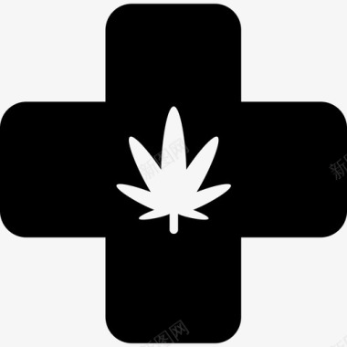 医用大麻图标图标
