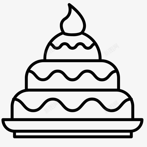 蛋糕生日巧克力图标svg_新图网 https://ixintu.com 巧克力 水果 生日 蛋糕 蛋糕4系列 食物