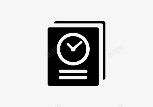 考试时间svg_新图网 https://ixintu.com 考试时间 文件，时间，考试，书本，钟