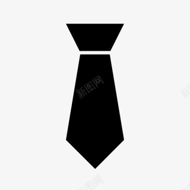 领带商务正式领带图标图标