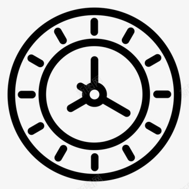 时钟年表持续时间图标图标