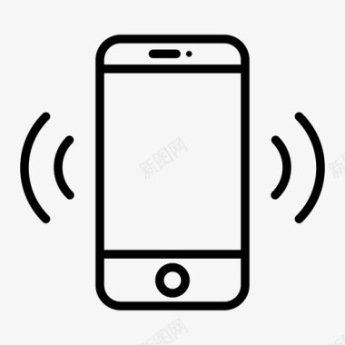 智能手机铃声手机来电图标图标