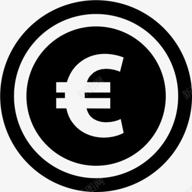 货币符号欧元价格图标图标
