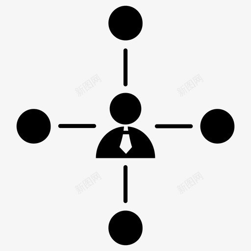 商业团体商人联系团体图标svg_新图网 https://ixintu.com 商业团体 商人 团队 联系团体