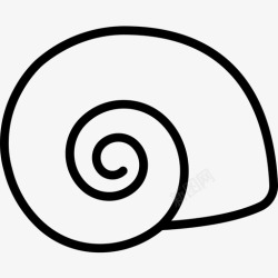 谢尔蜗牛考古学食物图标高清图片