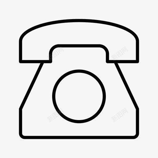 电话古董电话旧电话图标svg_新图网 https://ixintu.com 公司 古董电话 旧电话 电话