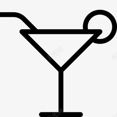 185109 - cocktail mojito streamline图标