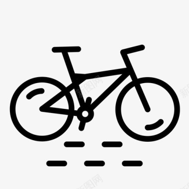 自行车运动旅行图标图标