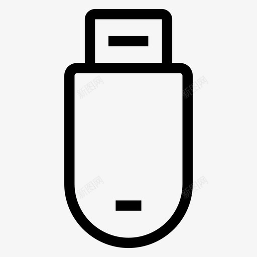 usb数据pendrive图标svg_新图网 https://ixintu.com pendrive usb 数据