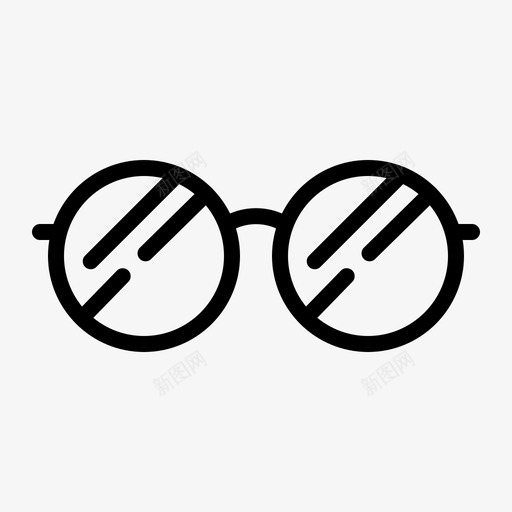 眼镜时尚墨镜图标svg_新图网 https://ixintu.com 墨镜 夏天 时尚 眼镜