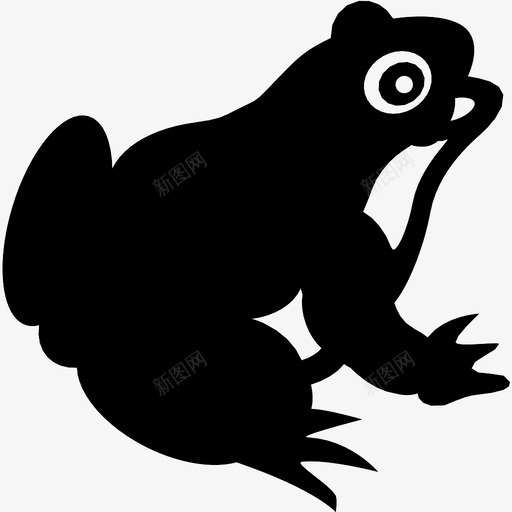 青蛙动物宠物图标svg_新图网 https://ixintu.com 动物 宠物 青蛙