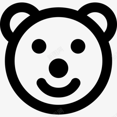 熊熊玩具婴儿图标图标