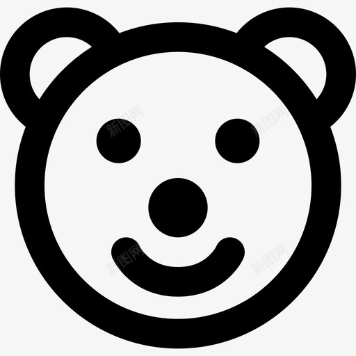 熊熊玩具婴儿图标svg_新图网 https://ixintu.com 婴儿 婴儿产品4像素中风48x48像素 熊 熊玩具