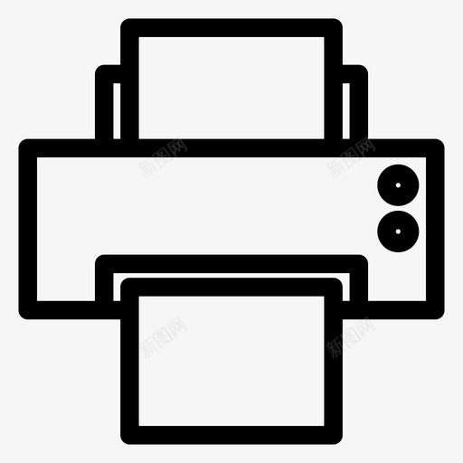 喷墨打印机计算机设备电子设备图标svg_新图网 https://ixintu.com 喷墨打印机 教育文件 电子设备 计算机设备 输出设备