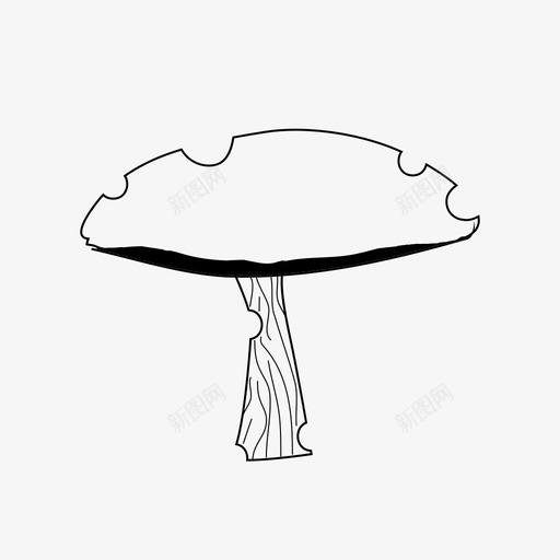蘑菇抽象爱丽丝梦游仙境图标svg_新图网 https://ixintu.com 抽象 爱丽丝梦游仙境 特里普 蘑菇