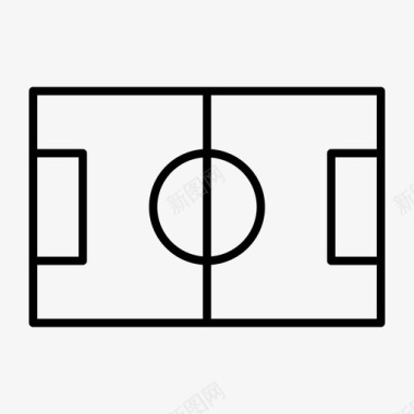 足球场球位置图标图标