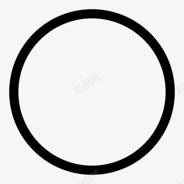 圆圆工具纯线图标图标