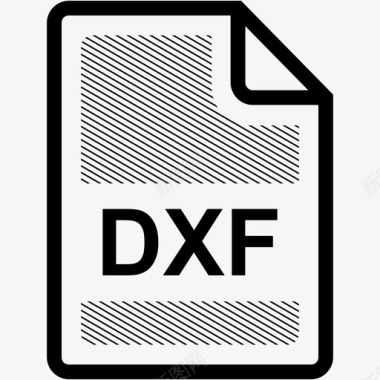 dxf文件扩展名格式图标图标