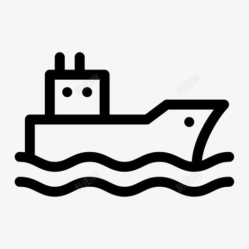 船货船帆船图标svg_新图网 https://ixintu.com 帆船 游艇 船 货船 运输媒介