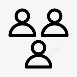 社会团体标志社区商人团体图标高清图片