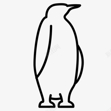 企鹅动物鸟图标图标
