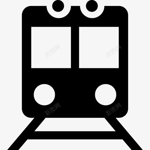 旅行火车头地铁图标svg_新图网 https://ixintu.com 地铁 夏季和旅行字形图标集 旅行 有轨电车 火车 火车头