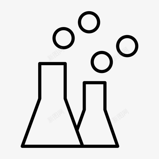 工厂污染空气污染工业图标svg_新图网 https://ixintu.com 工业 工厂污染 生态 空气污染