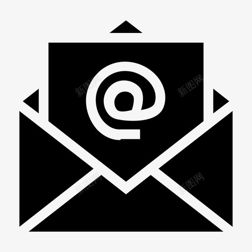 电子邮件联系人信件图标svg_新图网 https://ixintu.com 信件 消息 电子邮件 电子邮件标志符号 联系人