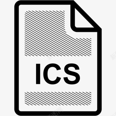 ics文件扩展名格式图标图标