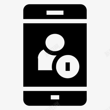 手机联系人iphone图标图标