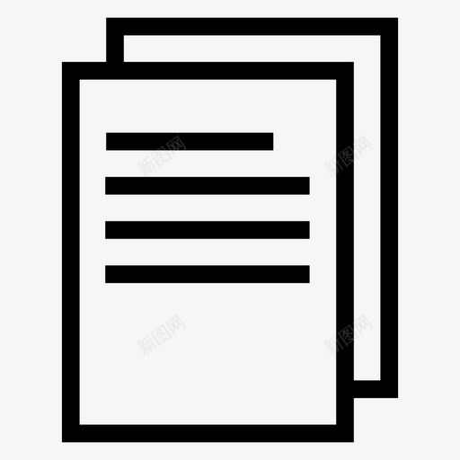 文件数据纸张图标svg_新图网 https://ixintu.com 报告 数据 文件 文件行 文本 纸张 表格
