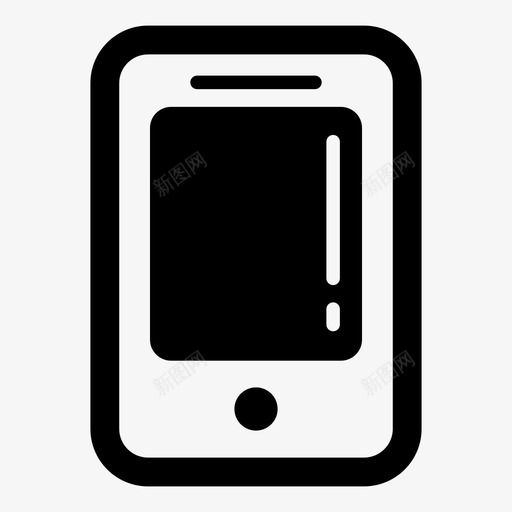 平板电脑ipad图标svg_新图网 https://ixintu.com ipad 平板电脑