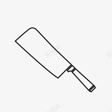 切肉刀切割器厨房图标图标