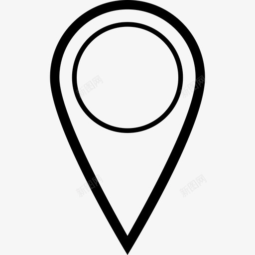 地图图钉地址目的地图标svg_新图网 https://ixintu.com 位置 各种线路 地图图钉 地址 目的地