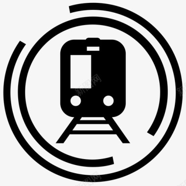 火车电动火车旅客列车图标图标