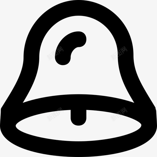 铃声警报通知图标svg_新图网 https://ixintu.com 学校铃声 教育平滑线图标 警报 通知 铃声