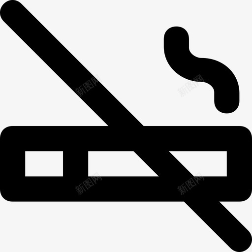 禁止吸烟香烟禁止图标svg_新图网 https://ixintu.com 烟草 禁止 禁止吸烟 符号平滑线图标 限制 香烟