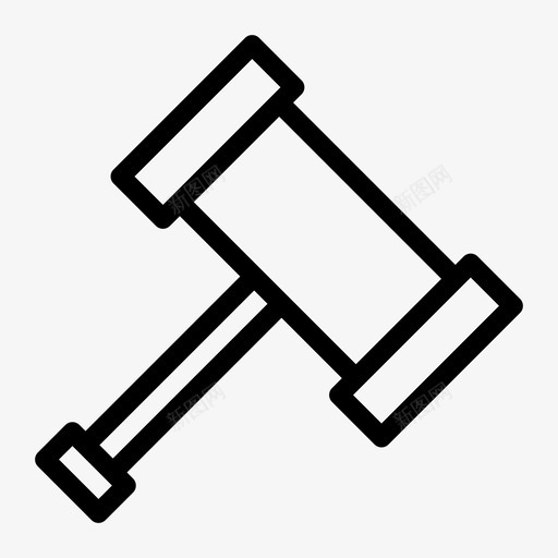锤子游戏游戏套装图标svg_新图网 https://ixintu.com 游戏 游戏套装 锤子
