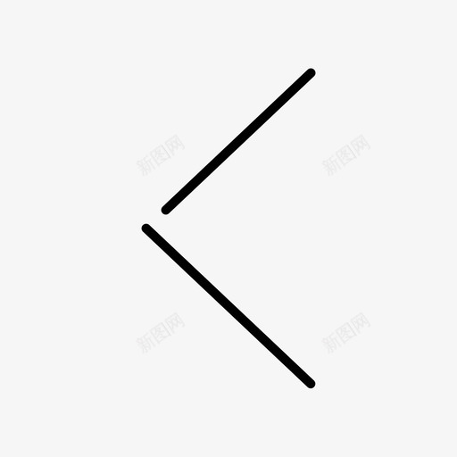 箭头向后方向图标svg_新图网 https://ixintu.com internet精简 向后 向左 方向 移动 箭头
