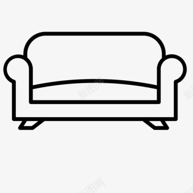 家具床沙发图标图标