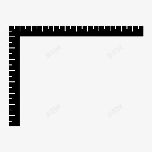 方尺尺寸测量图标svg_新图网 https://ixintu.com 尺寸 工具 方尺 测量 测量元件