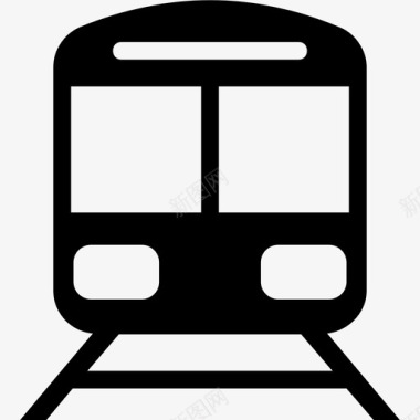 旅行火车头地铁图标图标