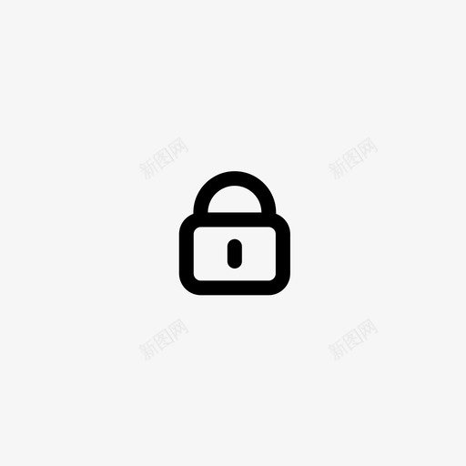 锁计算机保留图标svg_新图网 https://ixintu.com 保存 保留 大纲 计算机 锁