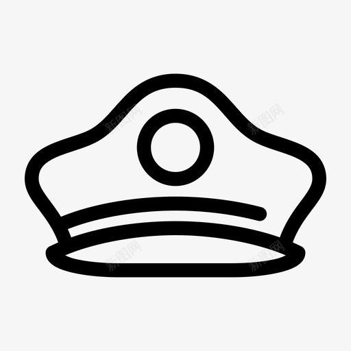 海军帽划船帽航海帽图标svg_新图网 https://ixintu.com 划船帽 水手 水手帽 海军帽 航海帽