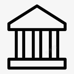 中央银行银行建筑物中央银行图标高清图片