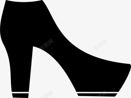 鞋时装脚穿图标图标