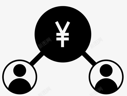 连接yenconnectionyenaim图标svg_新图网 https://ixintu.com aim chat connectionyen conversation goal money 连接yen