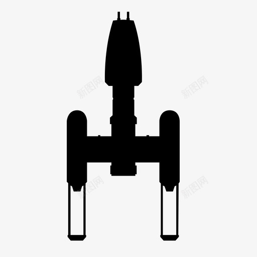 ywing轰炸机战斗机图标svg_新图网 https://ixintu.com ywing 战斗机 星际飞船 轰炸机